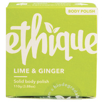 ethique Solid Body Polish Bar - Lime & Ginger 110g