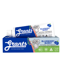 Grants Natural Kids Toothpaste – Blueberry Burst 75g