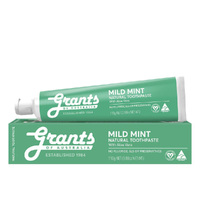 Grants Natural Toothpaste - Mild Mint 110g