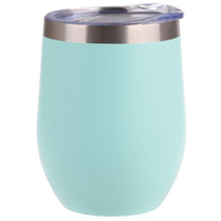 Insulated Stainless Steel Wine Tumbler 330ml - Matte Mint