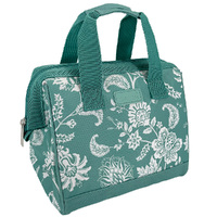 Sachi Insulated Lunch Tote - Green Paisley