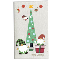 Living Seed Card - Christmas Gnomes Herb Mix