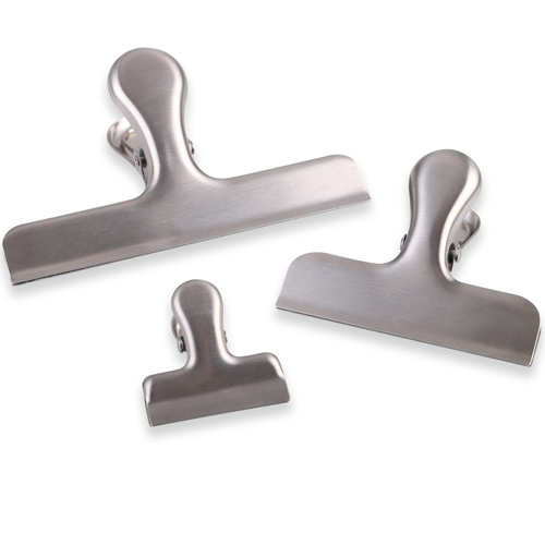 APPETITO Stainless Steel Bag Clips - 3-Pack