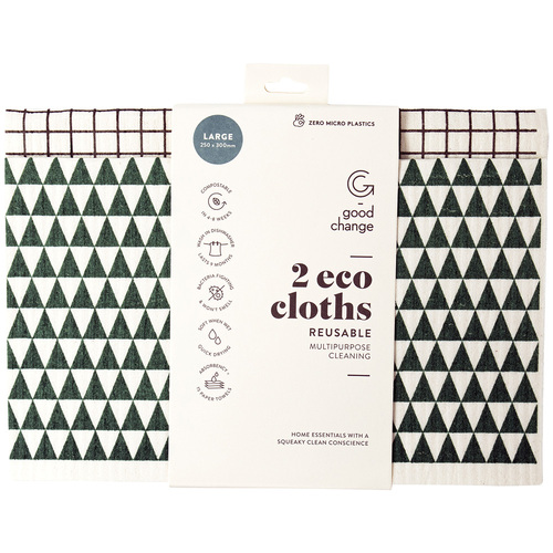 Good Change Compostable Eco Cloth 2-Pack (Large)