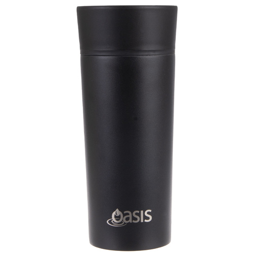 Double Wall Insulated Travel Mug - 360ml Black