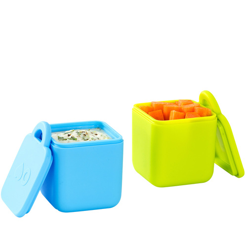 OmieDip Silicone Containers Set of 2 - Blue Lime