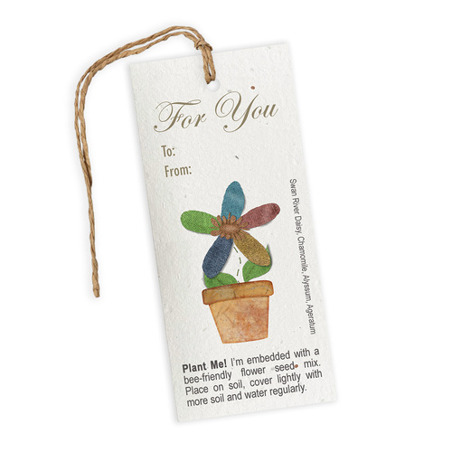 Living Seed Gift Tag - For You Flower Mix